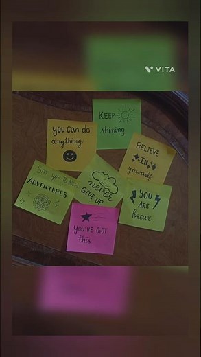 Motivational quotes on sticky notes 💓✨‪@_craftsbysuhani.‬ #subscribe #trending #smallmotivationalwal
