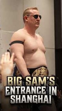 Big Sam’s Championship Entrance in Shanghai 🔥 | KOPW Title Defense