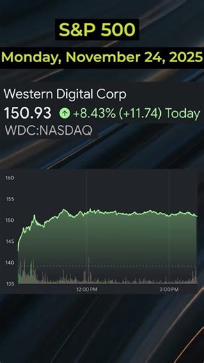 🔥 Today’s Top S&P 500 Stocks (November 24, 2025) 🔥