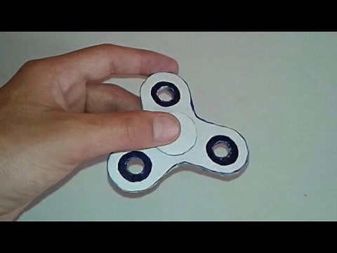 COMO FAZER UM FIDGET SPINNER EM CASA SEM ROLAMENTO