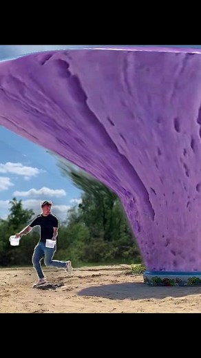 Experiment: foam eruption #eruption #experiment #test