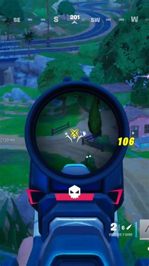 Long distance shots are mean to use #fortnite