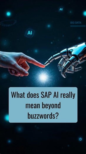 What does SAP Al really mean beyond buzzwords? | ZaranTech #shorts