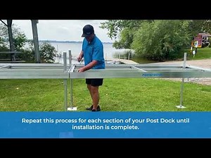 Porta-Dock - How to Install Post Dock Connector Brackets
