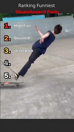 Ranking The Most INSANE Skate Fails 🔥 #skateboarding #ranking #fails
