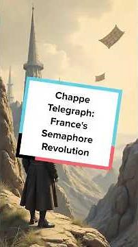 Chappe Telegraph France's Semaphore Revolution #History #Innovation #Communication #France