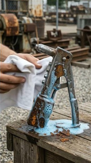 Rust disappears in seconds with this trick #tools