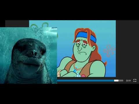 Spongebob clash of triton alternate ending footage only 2