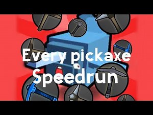 Hybrid Animals every pickaxe speedrun!