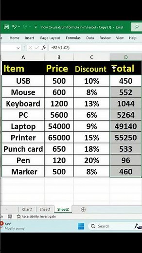 Calculating Discounts in Excel (The Fastest Way)
