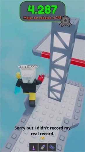 My record of the obby 💀 PLS LOOK IT Pot OfWater #roblox #obbyroblox#record another on my channel