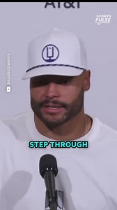 "It was a surprise more than anything," Dak Prescott tells his side of spitting incident