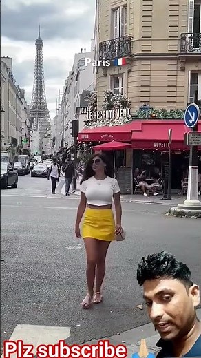 Paris Morning Beauty | Paris Street Walk Short Video 💫 #shorts #greenscreen