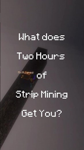 2 Hours of Strip Mining in #minecraft