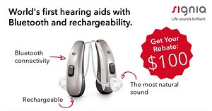 8.3K views · 105 reactions | Get your 100 on our latest Signia hearing aids! ✅ Bluetooth - stream your music and phone calls ✅ Rechargeable - never change batteries again ✅ Discreet - practically invisible in the ear | Signia Hearing | Facebook