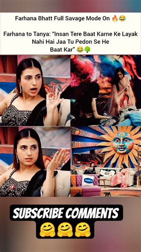bigg boss19 finale week farhana tanya ki larayi👹✅✅#bb19 #trending #finale #farhanabhat #tanyamittal