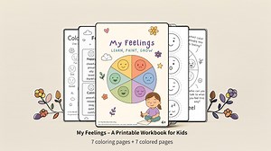 Feelings Workbook for Kids: Emotional Learning Activities (PDF) - Etsy Canada