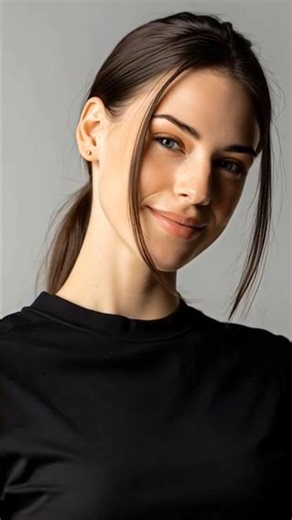 Young Attractive Woman Facing Camera | Clean Professional Visual | Footage Free