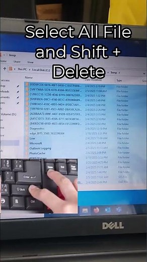 "Laptop Slow? Clean Temp Files in 2 Minutes & Boost Performance!"