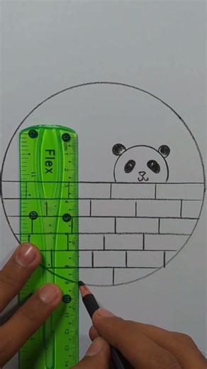 Cute bear drawing 😍 #cute #drawing #shorts #youtubeshorts