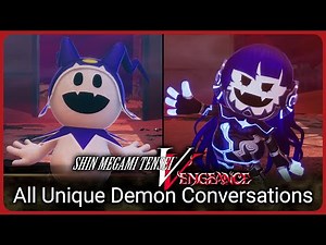 All Unique Demon Conversations - Shin Megami Tensei V: Vengeance