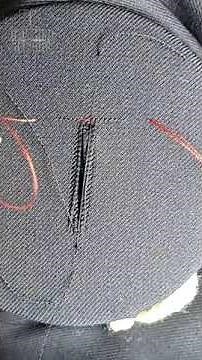 Unique suit darning method