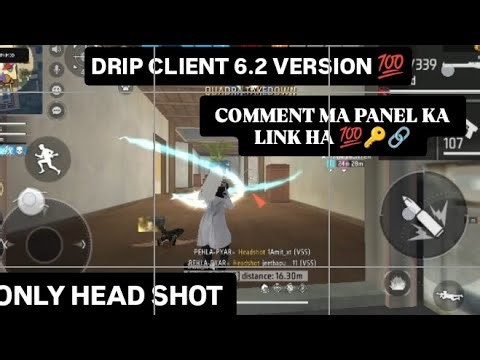 DRIP CLIENT 6.2 VERSION 💯 GUARANTEE PANEL LINK COMMENT 🔗💯#freefire 