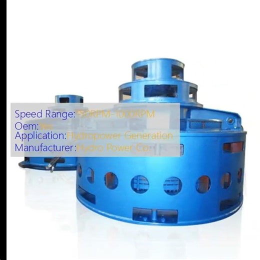 Custom Hydro Turbine Runner 150-1000RPM