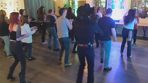 Tuesday night line dancing at Dock Street Brewing in Philadelphia PA with Nate Golden and Myrta Asplundh The dance is Eye Candy choreographed by Gerard Murphy Music is Stuck Like Glue by Sugarland #linedancing #linedance #eyecandy | Dora and Gary's Line Dancing Page