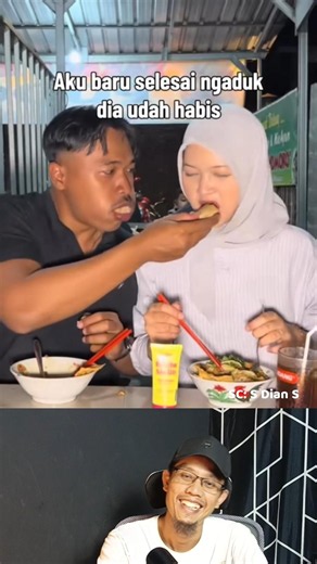 Dia kira lagi lomba makan kali #lucu #ngakak #funny #komedi #hiburan