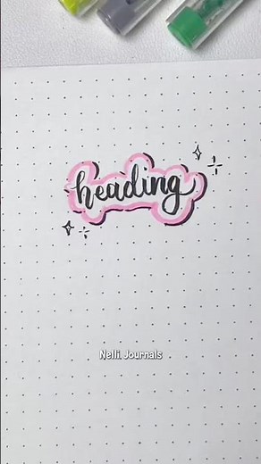 Cute Heading Design Ideas 💖