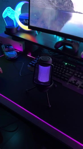 Suddenly my setup feels serious #gaming #gamingsetup #tiktokmademebuyit #tiktokshopjumpstartsale #microphone