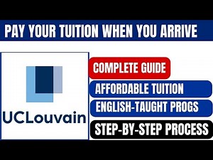 UC Louvain Step by Step Application Process ! Study in Belgium 2024-2025🇧🇪I Master PHD