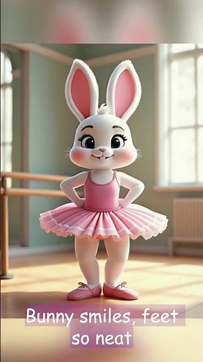 First Position (Heels Together, Toes Apart) | Tiny Tots Jams | Bunny Ballet Song for Toddlers