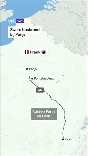 Major forest fire near Paris. #vrtnws #fire #france #fontainebleau #paris