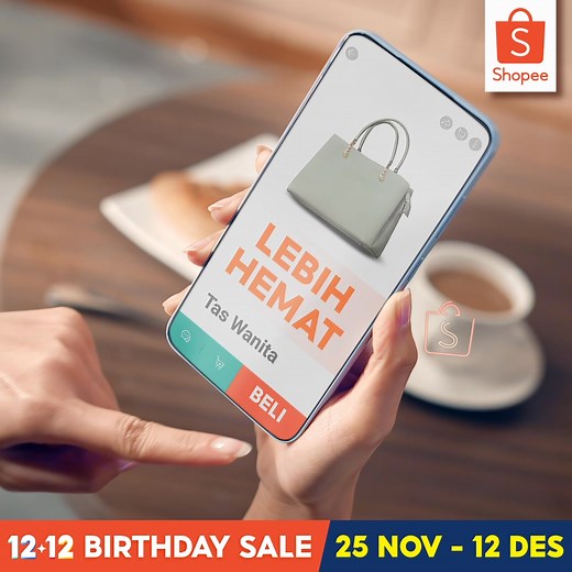 Traktiran RP12 Setiap Hari, Voucher Ulang Tahun s/d 100%, Gratis Ongkir RP0 di Shopee 12.12 Birthday Sale, 25 Nov - 12 Des | Shopee