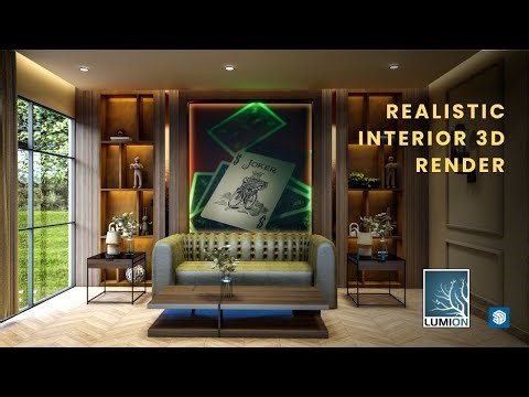 "Create Ultra-Realistic Interior Renders in Lumion | Step-by-Step Guide"