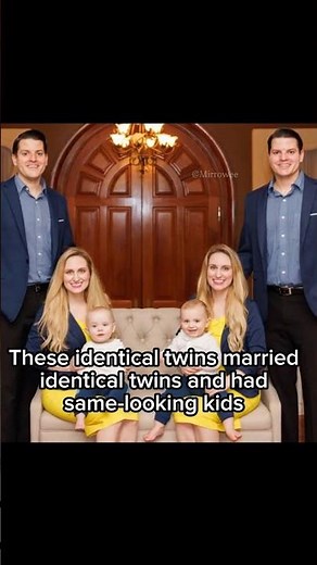 These Identical Twins Married Identical Twins #shorts #twins #truestory #siblings