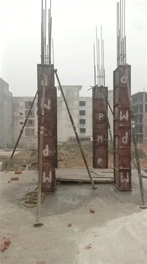 check Before Column casting. #viral #construction #viralvideo #skills #concretelifting #home