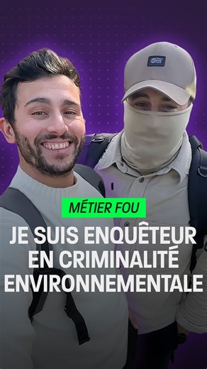 Il doit cacher son visage pour protéger la planète ! Aujourd’hui, @mercipourlinfojo_ part à la rencontre d’un enquêteur en criminalité environnementale. Il t’emmène avec lui découvrir ce métier surprenant 🕵🍃 #climat #enquete #environnement | 2050now