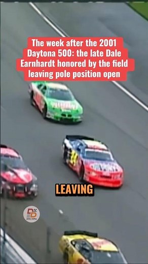 The NASCAR field honored Dale Earnhardt one week after Daytona 2001 #NASCAR #DaleEarnhardt