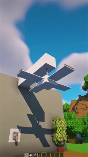 minibuild on Instagram: "Minecraft working ceilings Fan . . . #minecraft"