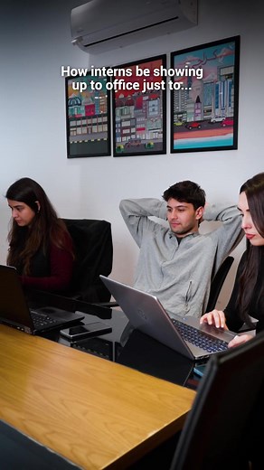 Interns be working 30 minutes and calling it productivity 😴 #internlife #careertok #officehumor #workculture #corporatelife #foryou #fyp