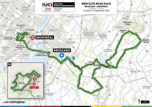 Course reveal: Mont Royal hightlights Montréal 2026 road world championships route - Canadian Cycling Magazine