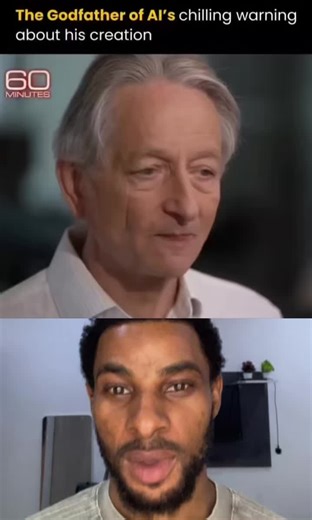 The man in the video explaining why AI will take over human beings. #AI #interview #world #fyp #norll_ddy