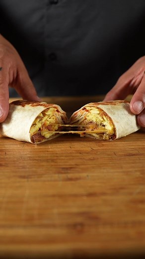 Easy Breakfast Burritos on Blackstone Griddle