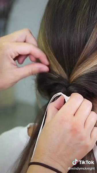 Elastic-Free Fishtail Braid Tutorial