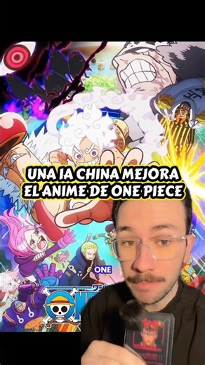 A CHINESE AI IMPROVES THE ONE PIECE ANIME #anime #onepiece #ia