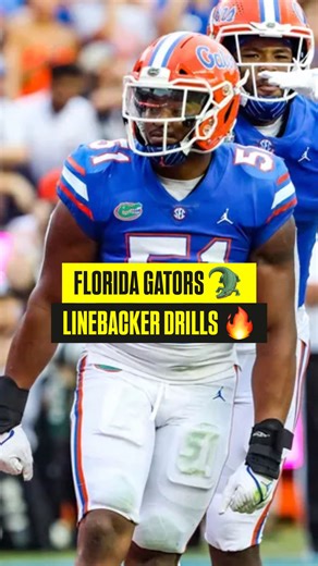 Elite Linebacker Training® on Instagram: "Florida Gators 🐊 Linebacker Drills | Run-Fit Drill x Pass Coverage Drill 🏈🔥 . . . #linebacker #linebackers #linebackerdrills"