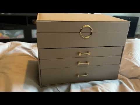 AMAZON JEWELRY STORAGE! 💍 V-LAFUY 4-Layer Jewelry Organizer Box Review